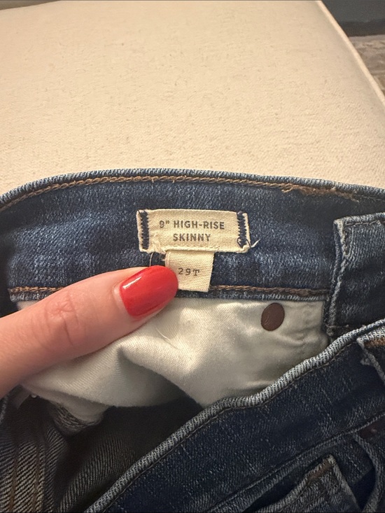 Madewell Denim - Madewell High-Rise Skinny Women’s Jeans - Raw Hem